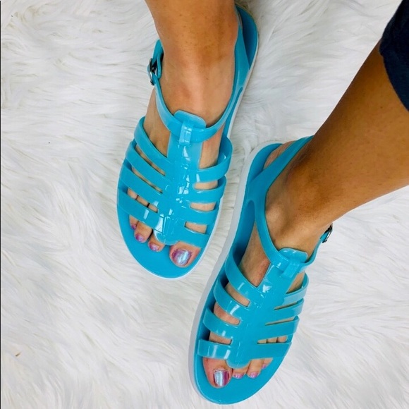 Rasolli Shoes Rasolli Blue Jelly Sandal Poshmark